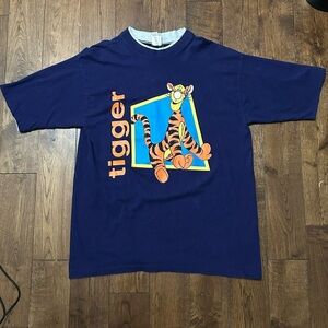Vintage 90s Disney tigger single stitch cute unisex t shirt